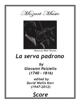 La serva padrono Orchestra sheet music cover